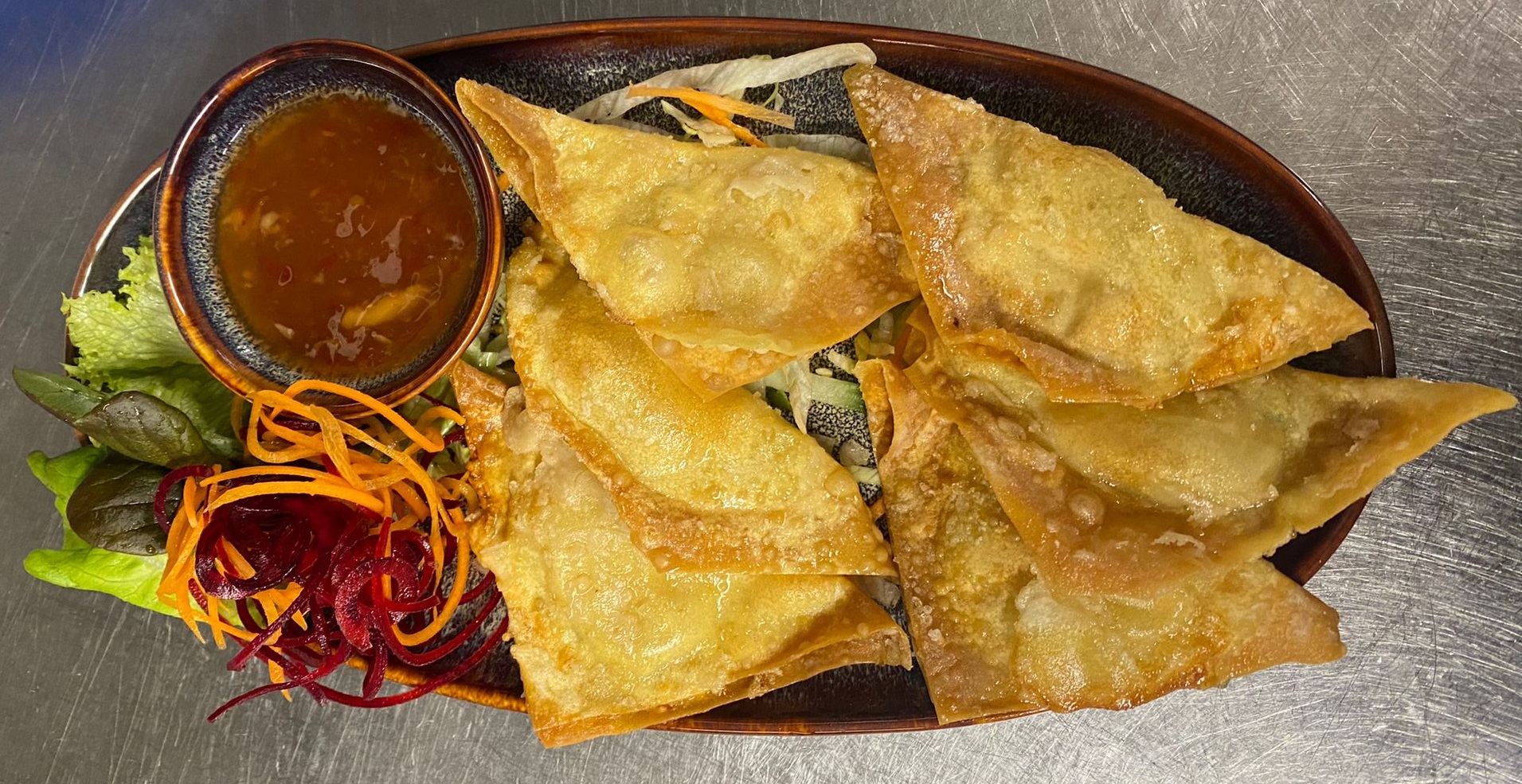 Wantan gebacken (5 Stk.)