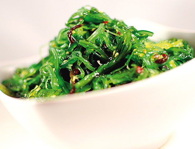 Japanischer Algensalat